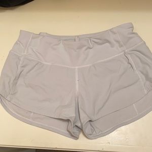 COPY - Size 2 lululemon shorts.Originally white but slightly tinted blue.Good c…